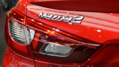 Mazda2 Sedan taillamp at the 2014 Thailand International Motor Expo