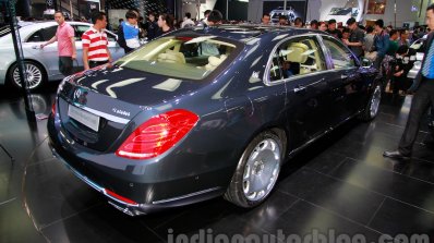 Mercedes-Maybach S600 rear quarters at the 2014 Guangzhou Auto Show