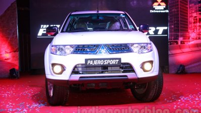 Mitsubishi Pajero Sport AT front fascia at the Indian launch