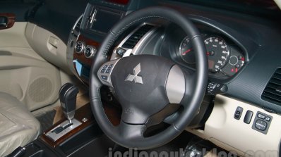 Mitsubishi Pajero Sport AT interiors at the Indian launch