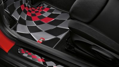 New Mini Cooper S with John Cooper Works package floor mat red silver