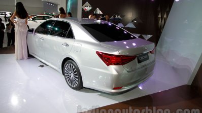 New Toyota Crown rear three quarters at the 2014 Guangzhou Auto Show