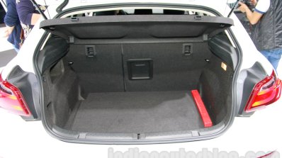 Qoros 3 City SUV boot at the 2014 Guangzhou Auto Show