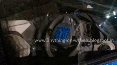 Renault Lodgy steering spied in India