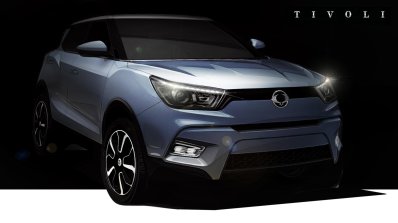 SsangYong Tivoli front sketch