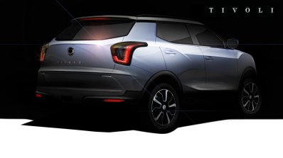 SsangYong Tivoli rear sketch