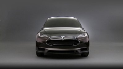 Tesla Model X front press shot