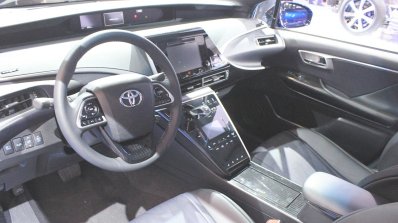 Toyota Mirai dashboard at the 2014 Los Angeles Auto Show