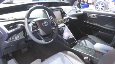 Toyota Mirai interior at the 2014 Los Angeles Auto Show