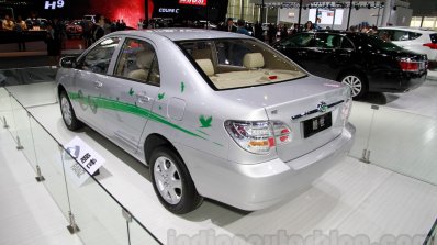 Toyota Ranz EV rear three quarters at the 2014 Guangzhou Motor Show