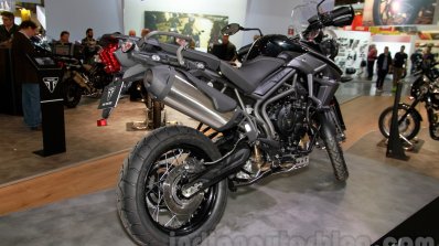 Triumph Tiger 800 XCx rear right three quarter at EICMA 2014