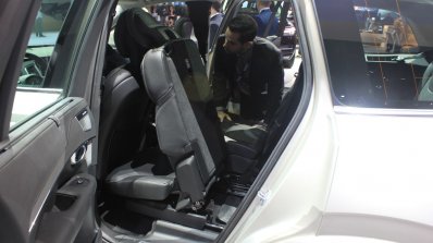 Volvo XC90 T6 rear seat at the 2014 LA Auto Show