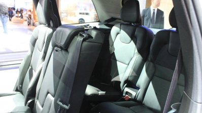 Volvo XC90 T6 rear seats at the 2014 LA Auto Show