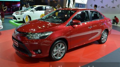 2014 Toyota Vios Front Three Quarters at the 2014  Thailand Motor Show