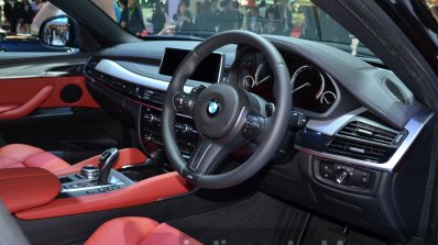 2015 BMW X6 steering wheel at the 2014 Thailand International Motor Expo