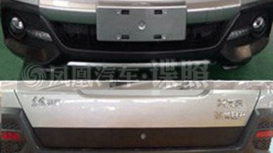 2015 Dongfeng MX6 SUV front rear China