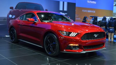 2015 Ford Mustang Front Three Quarters at the 2014 Thailand Motor Show