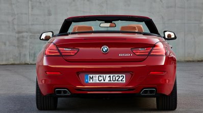 2016 BMW 6 Series Convertible rear