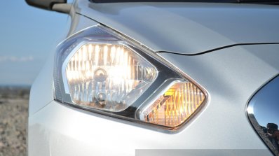 Datsun Go+ headlight on Review