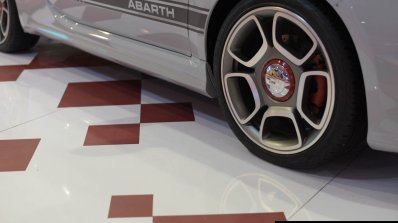 Fiat Abarth 595 Competizione 17-inch alloy wheel at Autocar Performance Show 2014