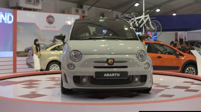 Fiat Abarth 595 Competizione front fascia at Autocar Performance Show 2014
