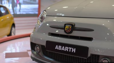 Fiat Abarth 595 Competizione logo at Autocar Performance Show 2014