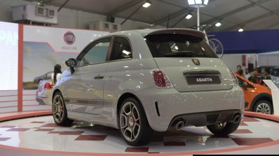 Fiat Abarth 595 Competizione rear left three quarter at Autocar Performance Show 2014