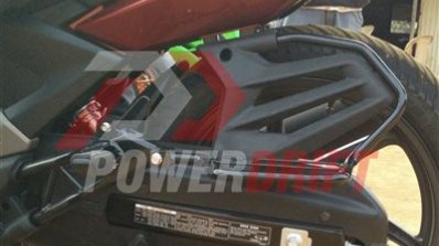 Honda CB Unicorn 160 snapped during TVC shoot saree guard