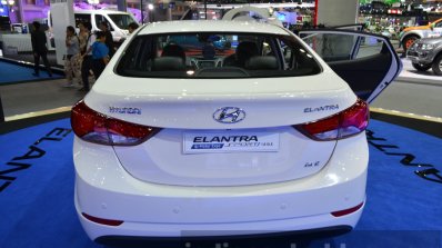 Hyundai Elantra facelift rear at the 2014 Thailand International Motor Expo