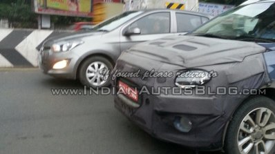 Hyundai Elite i20 Cross LED DRL Spied IAB