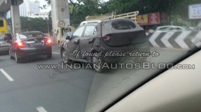 Hyundai Elite i20 Cross rear quarter Spied IAB