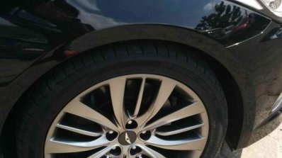 Hyundai Genesis wheel spied India