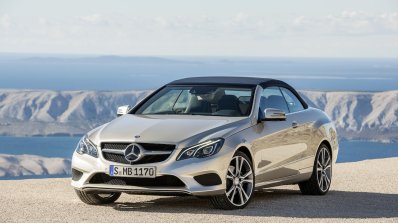 Mercedes E Class Cabriolet front quarter press shot