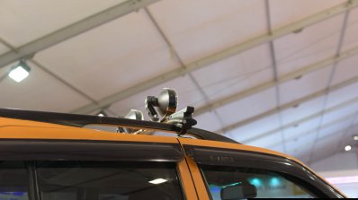 Modified Tata Safari Storme roof rail at Autocar Performance Show 2014
