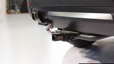 Modified Tata Safari Storme toe hitch at Autocar Performance Show 2014
