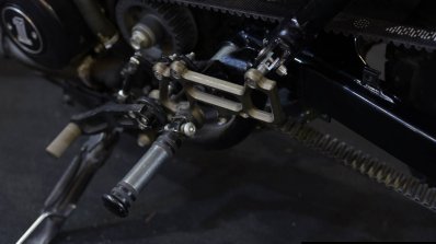 Motomiu Katungo Uno (custom Harley Davidson Street 750) shifter at Autocar Performance Show 2014