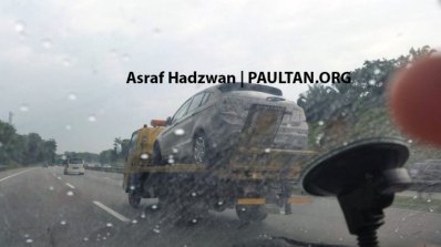 Proton Surprima S Standard spied in Malaysia rear