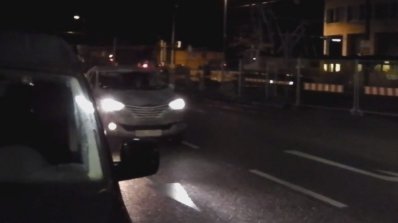 Renault C-SUV headlight spied