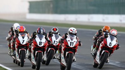 Sarath Kumar at Honda Asia Dream Cup 2014 race