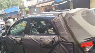 Spied Hyundai Elite i20 Cross rear quarter