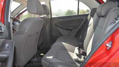 Tata Bolt 1.2T rear seat Review