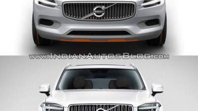 Volvo XC Coupe Concept Vs 2015 Volvo XC90 front