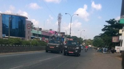 Mahindra U301 Bolero replacement spied in Chennai front