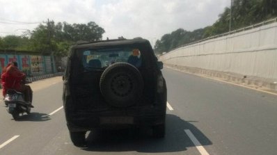 2015 Mahindra U301 Bolero replacement spied in Chennai rear