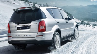 2015 Ssangyong Rexton facelift rear three quarter