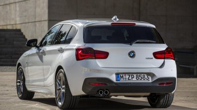 2016 BMW 1 Series facelift rear three quarter