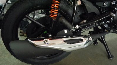 Bajaj Platina ES exhaust