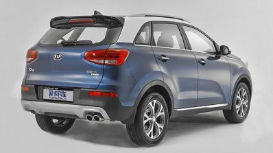 Kia KX3 rear three quarter leaked official pic China
