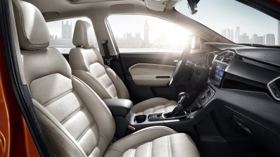 MG GS SUV front seats press photograph