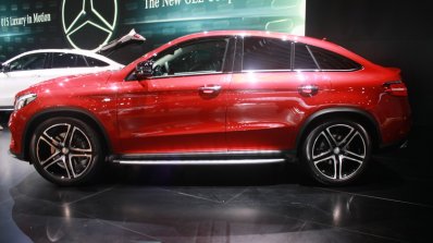 Mercedes AMG GLE 450 AMG Coupe at the 2015 Detroit Auto Show side